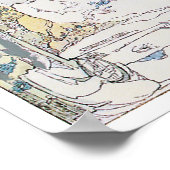 ポスタープリント：ジェシー・キングによるウッドランズ ポスター (角)