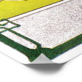 ポスタープリント：ビクトリア自転車 ポスター (角)