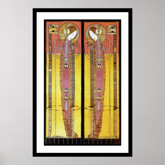 ポスタープリント：刺繍パネル ポスター (正面)