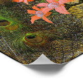 ポスタープリント: Blue Peacock ポスター (角)