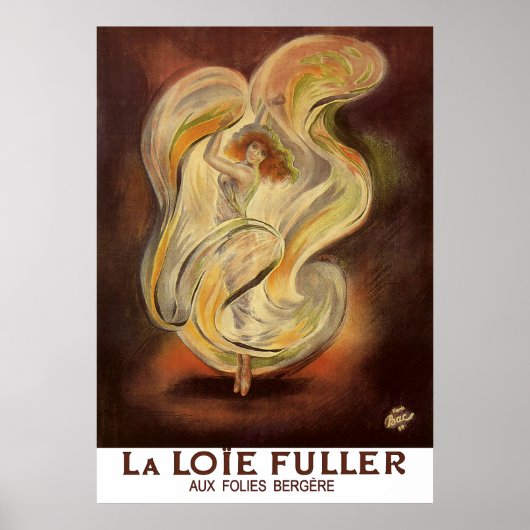 ポスタープリント: Folies Bergere La Loie Fuller ポスター (正面)