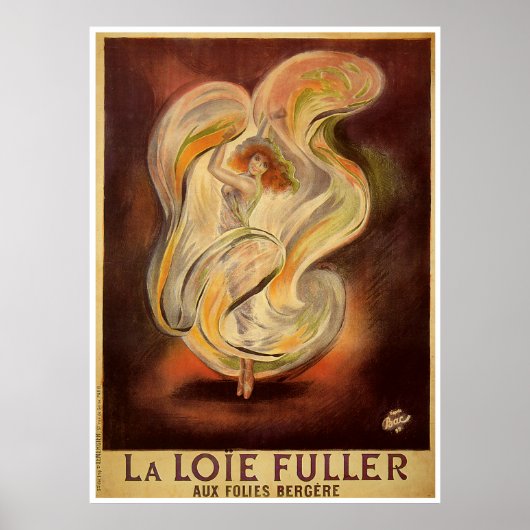 ポスタープリント: Folies Bergere La Loie Fuller ポスター (正面)