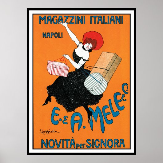 ポスタープリントby Cappiello - Magazzini Italiani ポスター (正面)