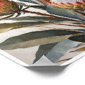 ポスタープロテア絵画フラワーズウォールアートルームデコール ポスター (角)