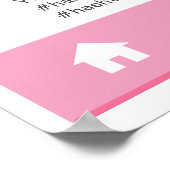 ポスターベビーシャワーインスタグラムカスタム自撮りフレーム ポスター (角)