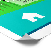 ポスターベビーシャワーインスタグラムカスタム自撮りフレーム ポスター (角)