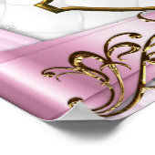 ポスターベビーシャワーガール，プリンセス，ピンク， 16x20 ポスター (角)