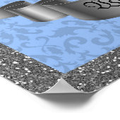 ポスターベビーシャワーボーイ、プリンスボーイ、ブルー、16x20 ポスター (角)