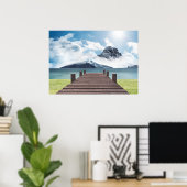 ポスターマウンテンシーン ポスター (ホームオフィス)