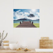 ポスターマウンテンシーン ポスター (キッチン)