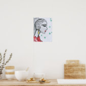 ポスターマガジンカバーイラストレーション ポスター (キッチン)