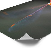 ポスターマクロトンボ飛行中 ポスター (角)