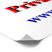 ポスターマスターペリーフロントキック – プライベートルーム ポスター (角)