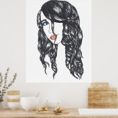 ポスターマット（32インチx 40.73インチ）全体をシャーピー ポスター (キッチン)