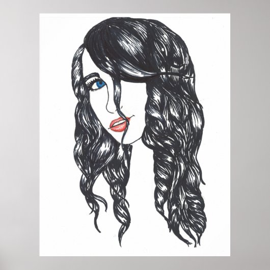 ポスターマット（32インチx 40.73インチ）全体をシャーピー ポスター (正面)