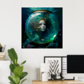 ポスターマーメイド ポスター (ホームオフィス)