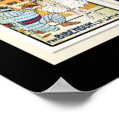 ポスターミシュラン・ビベンダムヴィンテージポストカード ポスター (角)