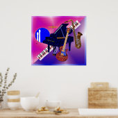 ポスターミュージック1 ポスター (キッチン)