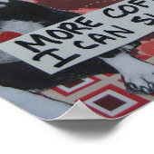 ポスターモアコーヒーをお願い。眠れる ポスター (角)