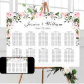 ポスターユーカリバラ10テーブル座席表 ポスター