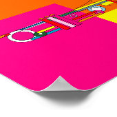 ポスターラブザアーツネオントランペット ポスター (角)