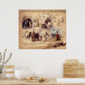 ポスターロシアの～切手～200周年記念ゴゴル ポスター (キッチン)