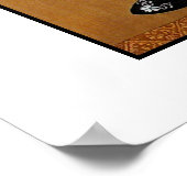 ポスターヴィンテージアジア芸術美しい女性 ポスター (角)