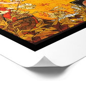 ポスターヴィンテージアメリカ三日月周期 ポスター (角)