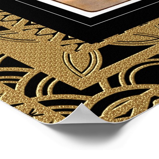 ポスターヴィンテージアートアルフォンスミュシャとフレーム ポスター (角)