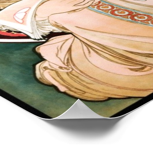 ポスターヴィンテージアートアルフォンスミュシャFシャンペノワ ポスター (角)