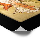 ポスターヴィンテージアートアルフォンズミュシャパネルアールヌーボー ポスター (角)