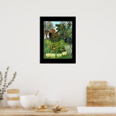 ポスターヴィンテージアートザジャングル ポスター (キッチン)
