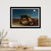 ポスターヴィンテージアートザスリーピングジプシー1897 ポスター (キッチン)