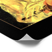 ポスターヴィンテージアートスペインの女性 ポスター (角)