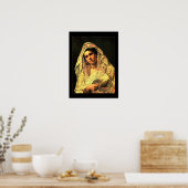 ポスターヴィンテージアートスペインの女性 ポスター (キッチン)