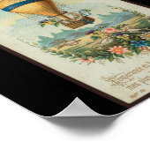 ポスターヴィンテージアートホットエアバルーン7 ポスター (角)