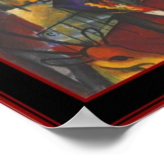 ポスターヴィンテージアート動物園ガーデン威厳があるマッケ ポスター (角)