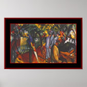 ポスターヴィンテージアート動物園ガーデン威厳があるマッケ ポスター (正面)