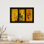 ポスターヴィンテージアート日本のタンインパネル ポスター (キッチン)