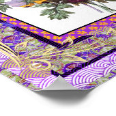 ポスターヴィンテージアート花 ポスター (角)