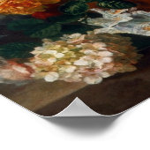 ポスターヴィンテージアート静物花 ポスター (角)