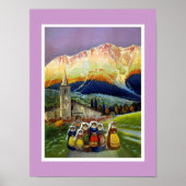 ポスターヴィンテージアートABRUZZOイタリア ポスター (正面)