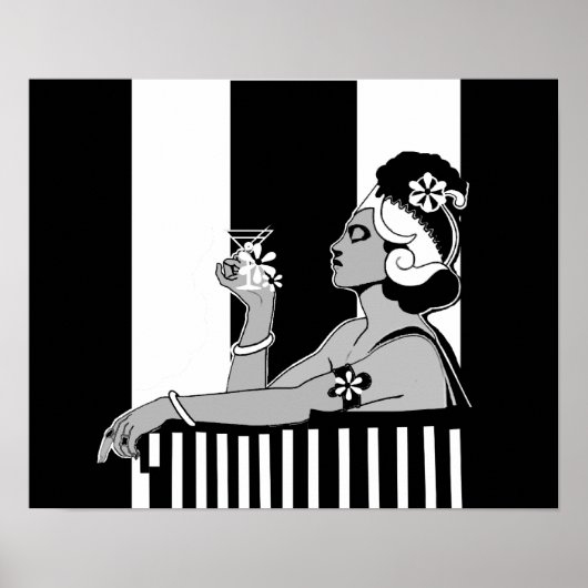 ポスターヴィンテージアールデコ ポスター (正面)