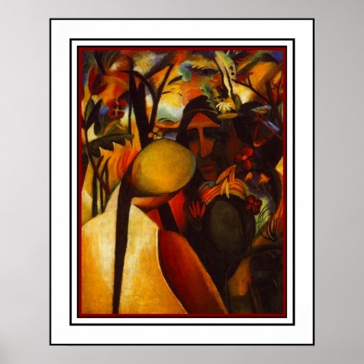 ポスターヴィンテージア威厳があるートMackeネイティブアメリカン2 ポスター (正面)