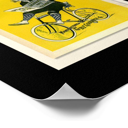 ポスターヴィンテージサイクリングポストカードコレクション5 ポスター (角)