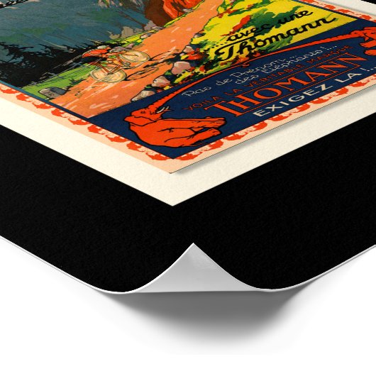 ポスターヴィンテージサイクリングポストカードコレクション6 ポスター (角)