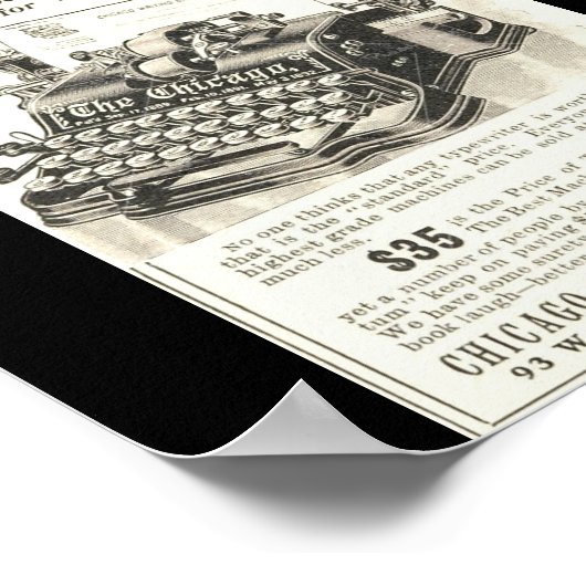 ポスターヴィンテージシカゴアートザシカゴ ポスター (角)