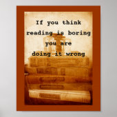 ポスターヴィンテージスタイルフォト文字引用文 ポスター (正面)