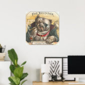 ポスターヴィンテージドッグバウンサーバー ポスター (ホームオフィス)