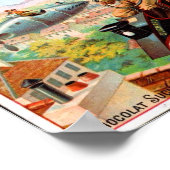 ポスターヴィンテージフランスのチョコレートアドスチームパンク ポスター (角)